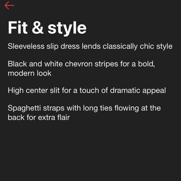 Chevron Sleeveless Slip Dress - Picture 8 of 10